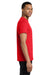 Gildan 5300 Mens Short Sleeve Crewneck T-Shirt w/ Pocket Red Model Side