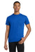 Gildan 5300 Mens Short Sleeve Crewneck T-Shirt w/ Pocket Royal Blue Model Front