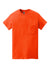 Gildan 5300 Mens Short Sleeve Crewneck T-Shirt w/ Pocket Orange Flat Front