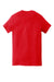 Gildan 5300 Mens Short Sleeve Crewneck T-Shirt w/ Pocket Red Flat Back