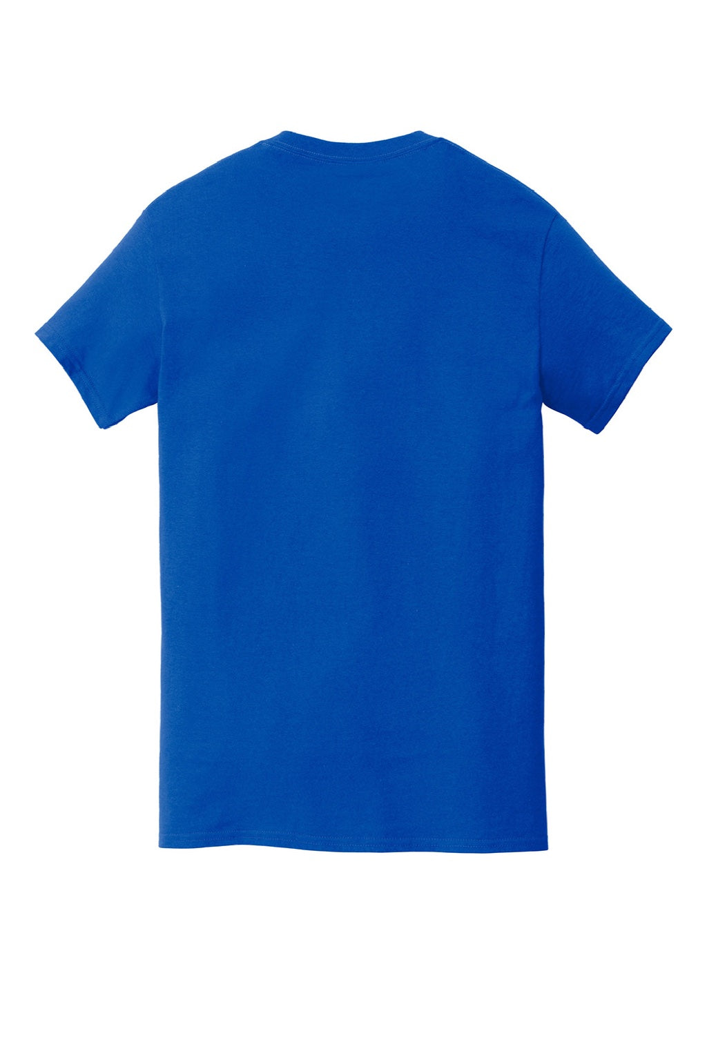 Gildan 5300 Mens Short Sleeve Crewneck T-Shirt w/ Pocket Royal Blue Flat Back