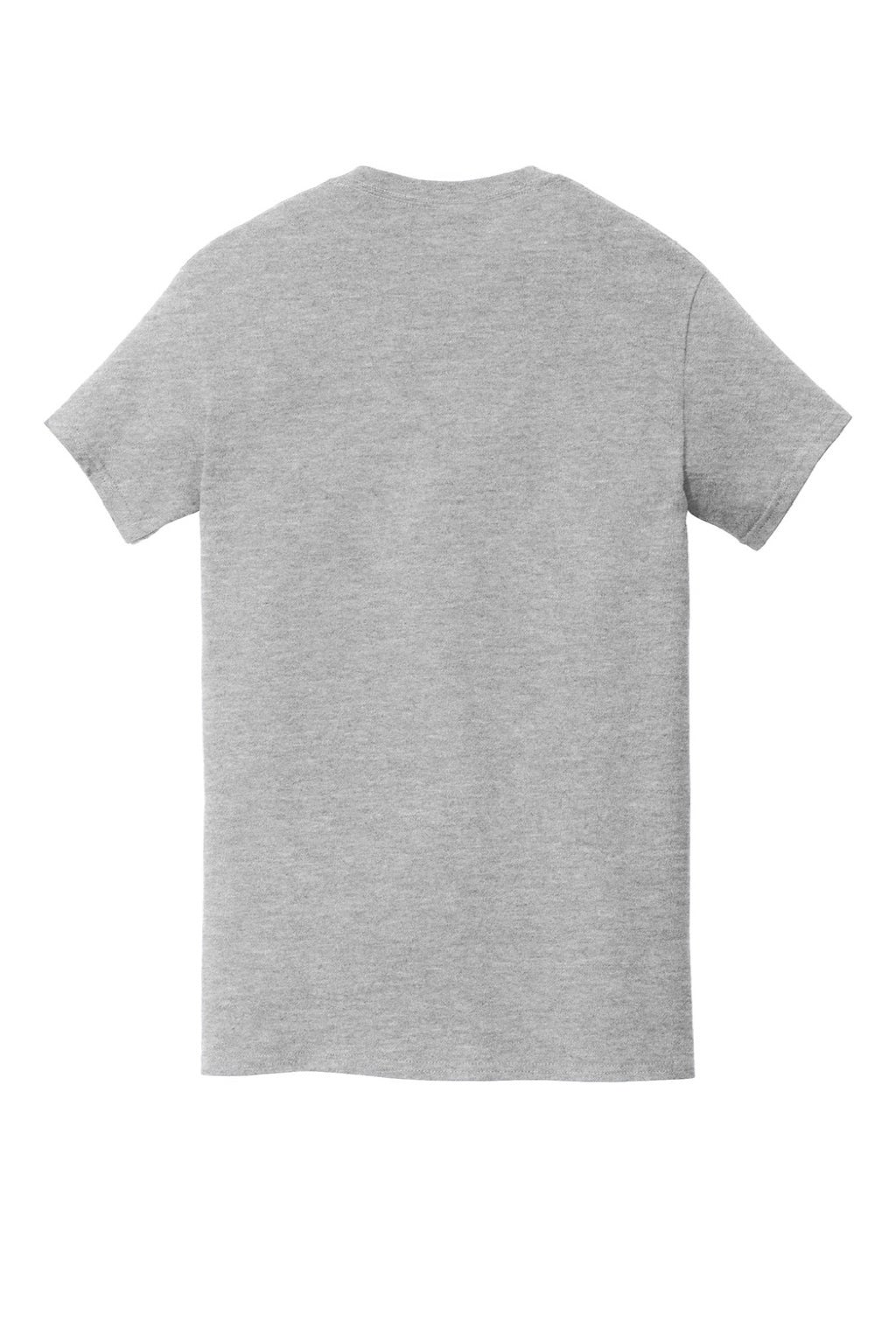 Gildan 5300 Mens Short Sleeve Crewneck T-Shirt w/ Pocket Sport Grey Flat Back