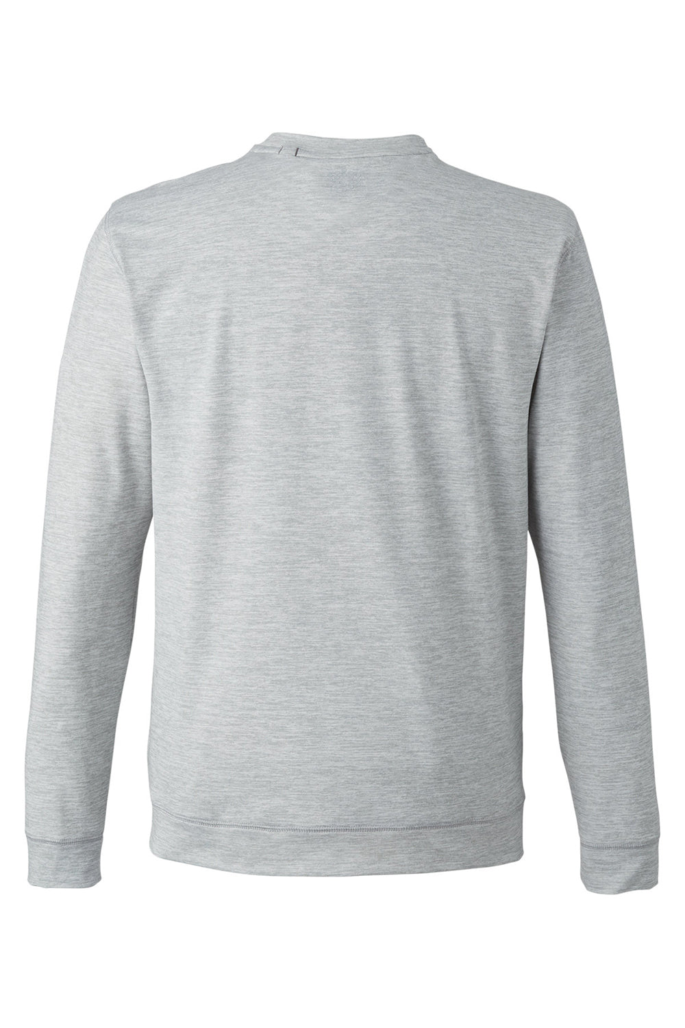 Puma 531279 Mens Cloudspun Moisture Wicking Crewneck Sweatshirt High Rise Grey Flat Back