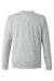 Puma 531279 Mens Cloudspun Moisture Wicking Crewneck Sweatshirt High Rise Grey Flat Back