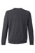 Puma 531279 Mens Cloudspun Moisture Wicking Crewneck Sweatshirt Heather Black Flat Back