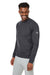 Puma 531279 Mens Cloudspun Moisture Wicking Crewneck Sweatshirt Heather Black Model 3q