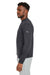 Puma 531279 Mens Cloudspun Moisture Wicking Crewneck Sweatshirt Heather Black Model Side
