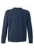 Puma 531279 Mens Cloudspun Moisture Wicking Crewneck Sweatshirt Navy Blue Flat Back