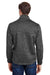 Dri Duck 5316 Mens Atlas Sweater Fleece Full Zip Jacket Charcoal Grey Model Back