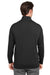 Puma 532016 Mens Cloudspun Moisture Wicking 1/4 Zip Sweatshirt w/ Pocket Black Model Back