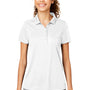 Puma Womens Gamer Moisture Wicking Short Sleeve Polo Shirt - Bright White - Closeout