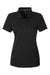 Puma 532989 Womens Gamer Moisture Wicking Short Sleeve Polo Shirt Black Flat Front