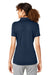 Puma 532989 Womens Gamer Moisture Wicking Short Sleeve Polo Shirt Navy Blue Model Back