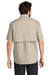 Eddie Bauer EB608 Mens Fishing Short Sleeve Button Down Shirt w/ Double Pockets Driftwood Model Back