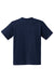 Hanes 5370 Youth EcoSmart Short Sleeve Crewneck T-Shirt Navy Blue Flat Back