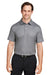 Puma 538748 Mens Cloudspun Primary Moisture Wicking Short Sleeve Polo Shirt High Rise Grey Model Front