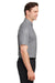 Puma 538748 Mens Cloudspun Primary Moisture Wicking Short Sleeve Polo Shirt High Rise Grey Model Side