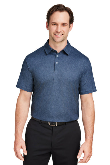 Puma 538748 Mens Cloudspun Primary Moisture Wicking Short Sleeve Polo Shirt Evening Sky Blue Model Front