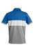 Puma 538930 Mens Cloudspun Highway Moisture Wicking Short Sleeve Polo Shirt Bright Cobalt Blue Flat Back