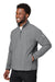 Puma 538931 Mens Coastal Woven Moisture Wicking 1/4 Zip Sweatshirt w/ Pockets Heather Black Model 3q