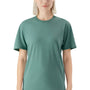 American Apparel Mens Sueded Cloud Short Sleeve Crewneck T-Shirt - Arctic Green