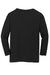 Gildan 5400B Youth Long Sleeve Crewneck T-Shirt Black Flat Back