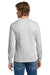 Gildan 5400 Mens Long Sleeve Crewneck T-Shirt Ash Grey Model Back