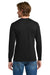 Gildan 5400 Mens Long Sleeve Crewneck T-Shirt Black Model Back