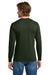 Gildan 5400 Mens Long Sleeve Crewneck T-Shirt Forest Green Model Back