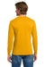 Gildan 5400 Mens Long Sleeve Crewneck T-Shirt Gold Model Back