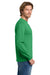 Gildan 5400 Mens Long Sleeve Crewneck T-Shirt Irish Green Model Side