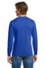 Gildan 5400 Mens Long Sleeve Crewneck T-Shirt Royal Blue Model Back
