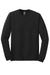 Gildan 5400 Mens Long Sleeve Crewneck T-Shirt Black Flat Front