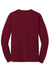 Gildan 5400 Mens Long Sleeve Crewneck T-Shirt Cardinal Red Flat Back