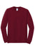 Gildan 5400 Mens Long Sleeve Crewneck T-Shirt Cardinal Red Flat Front