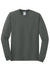 Gildan 5400 Mens Long Sleeve Crewneck T-Shirt Charcoal Grey Flat Front