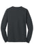 Gildan 5400 Mens Long Sleeve Crewneck T-Shirt Heather Dark Grey Flat Back