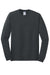Gildan 5400 Mens Long Sleeve Crewneck T-Shirt Heather Dark Grey Flat Front