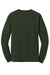 Gildan 5400 Mens Long Sleeve Crewneck T-Shirt Forest Green Flat Back