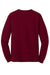 Gildan 5400 Mens Long Sleeve Crewneck T-Shirt Garnet Red Flat Back
