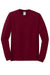 Gildan 5400 Mens Long Sleeve Crewneck T-Shirt Garnet Red Flat Front