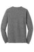 Gildan 5400 Mens Long Sleeve Crewneck T-Shirt Heather Graphite Grey Flat Back