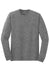 Gildan 5400 Mens Long Sleeve Crewneck T-Shirt Heather Graphite Grey Flat Front