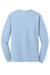 Gildan 5400 Mens Long Sleeve Crewneck T-Shirt Light Blue Flat Back