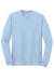 Gildan 5400 Mens Long Sleeve Crewneck T-Shirt Light Blue Flat Front