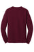 Gildan 5400 Mens Long Sleeve Crewneck T-Shirt Maroon Flat Back