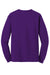 Gildan 5400 Mens Long Sleeve Crewneck T-Shirt Purple Flat Back