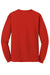 Gildan 5400 Mens Long Sleeve Crewneck T-Shirt Red Flat Back
