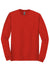 Gildan 5400 Mens Long Sleeve Crewneck T-Shirt Red Flat Front