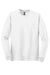 Gildan 5400 Mens Long Sleeve Crewneck T-Shirt White Flat Front